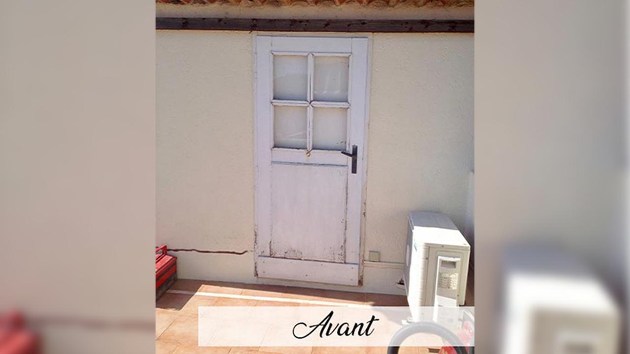 porte vitrée avant